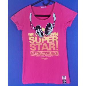 Stayreal Pink Womens T-Shirt Size XS
